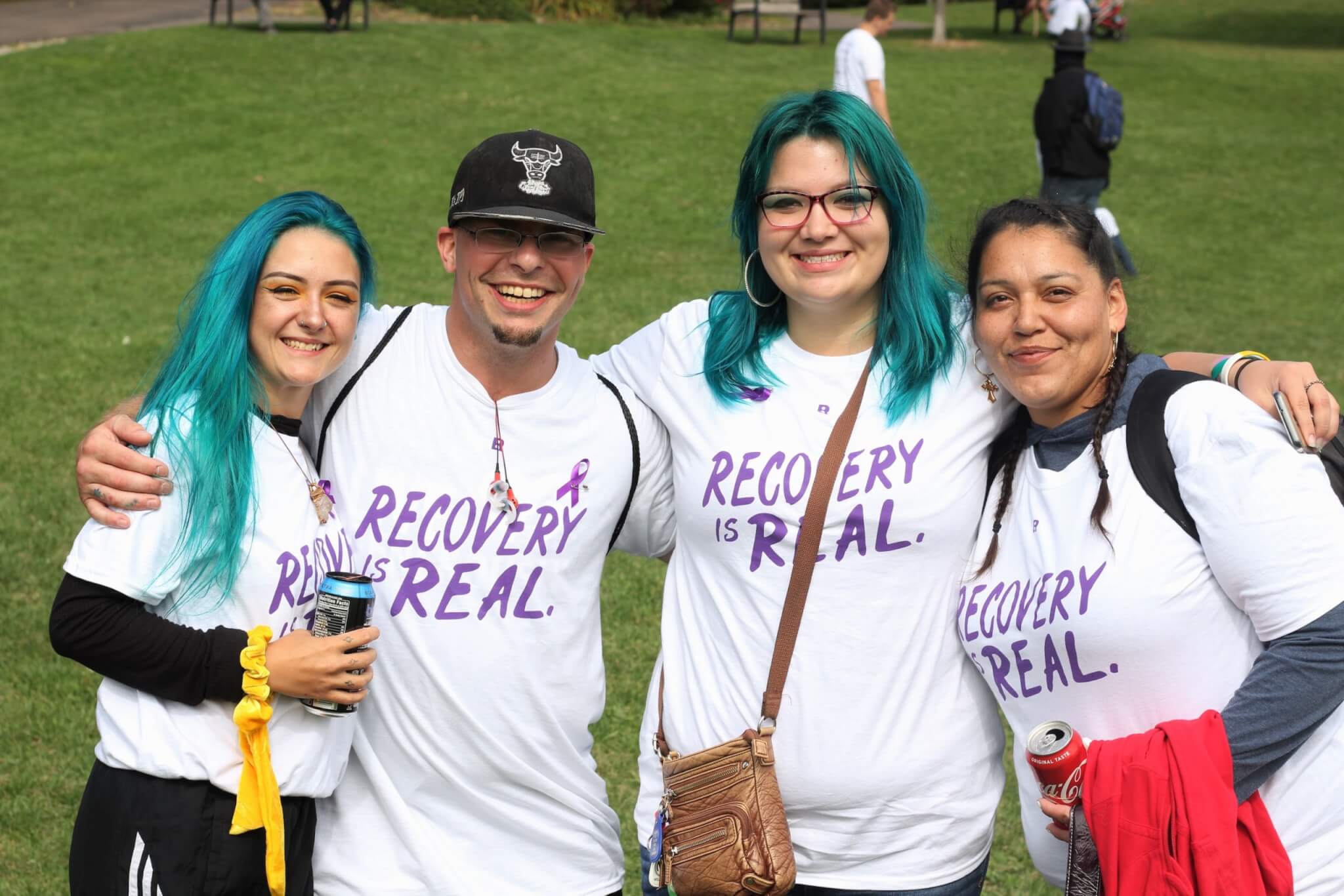 Recovery Alliance Duluth friends at recovery walk